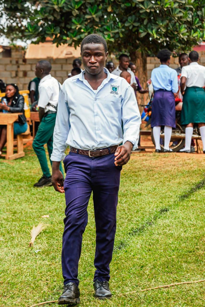 Happy student